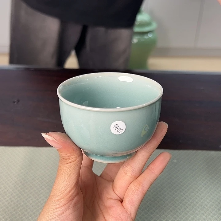 龙泉云间青瓷小米茶器