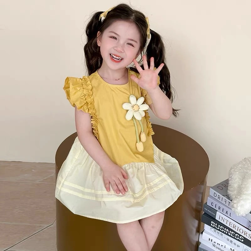 【177】-女童学院风套装夏季2025新款儿童服装卡通两件套444