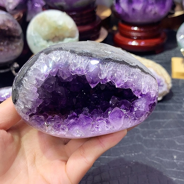 未镶嵌珠宝半成品紫晶