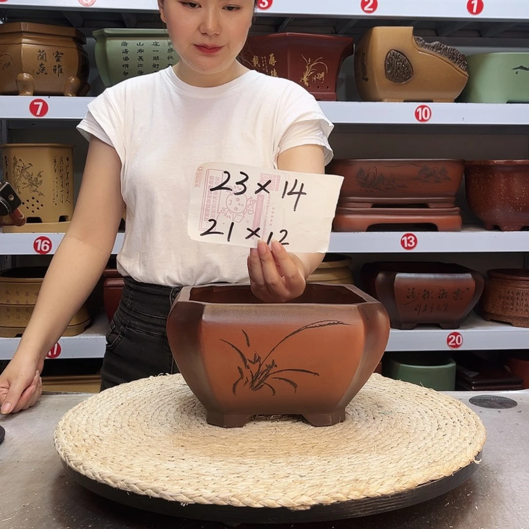 紫砂花盆紫砂花盆