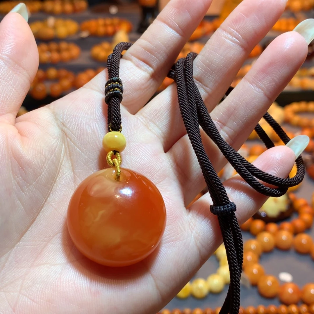 【闪购商品】蜜蜡吊坠(赠链)未镶嵌