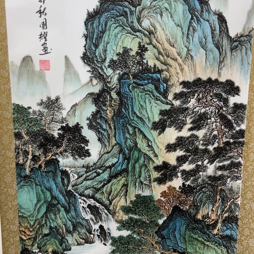 一***夏QA原创山水作品！带证书！限购一单