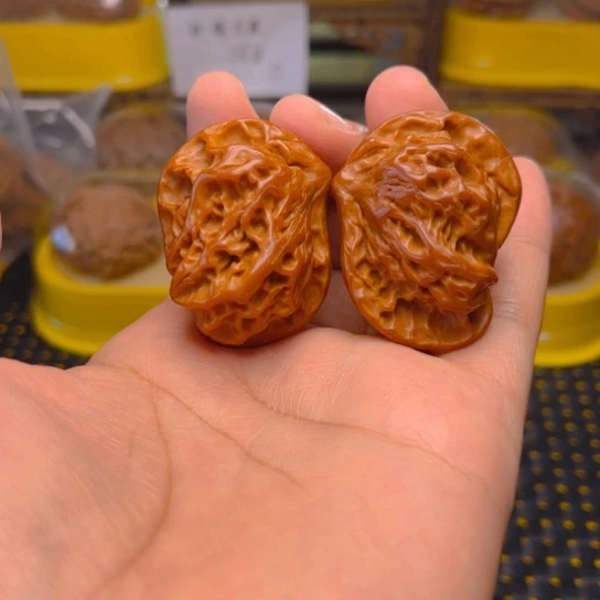 吊坠文玩核桃鸳鸯