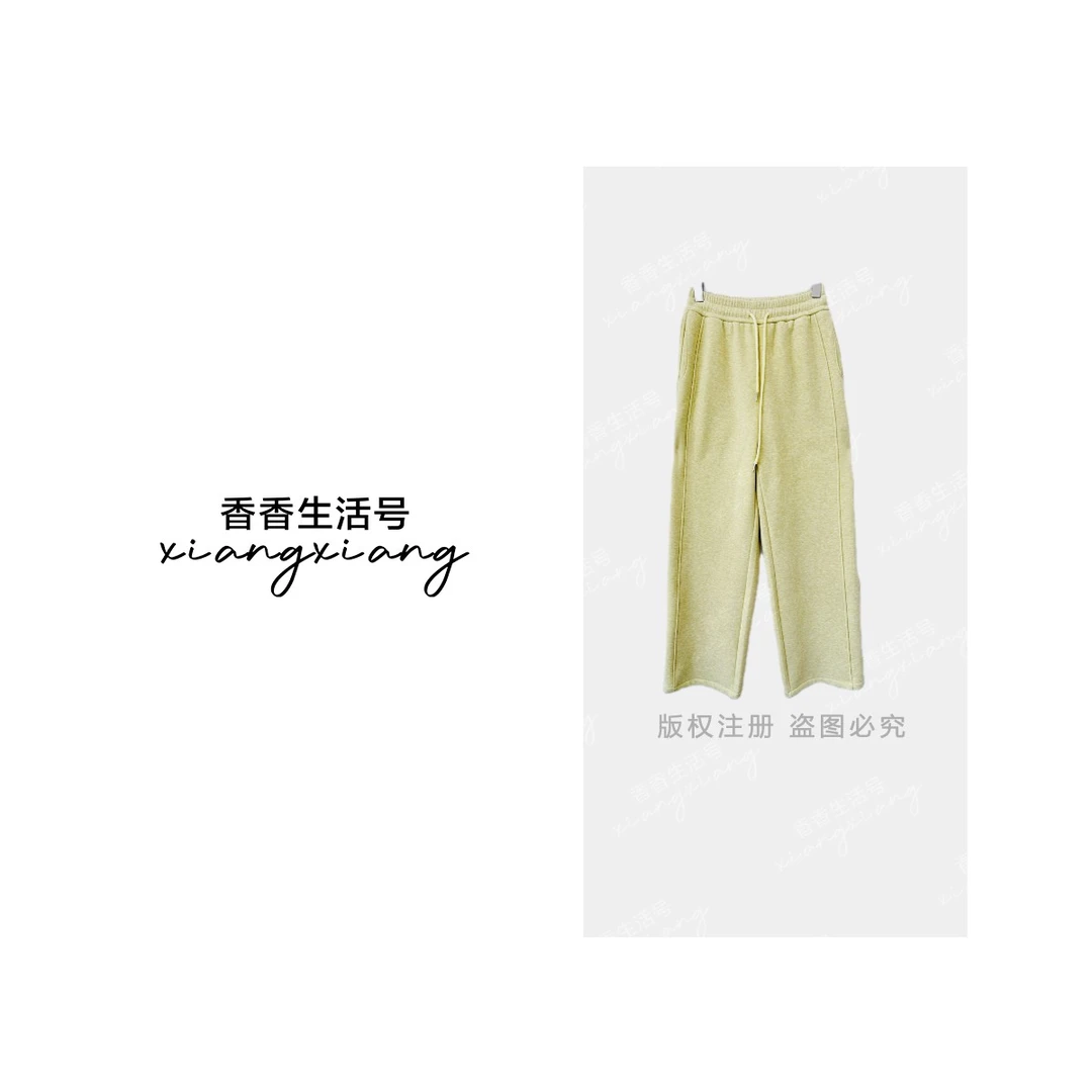 ‘’遮肉神器‘’六片剪裁~内里全包！加绒加厚窄版直筒裤！XX0615