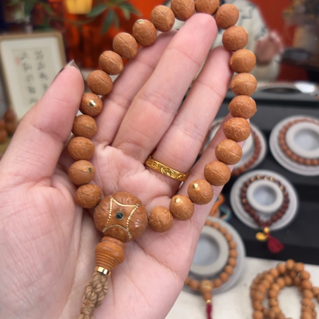 凤眼菩提吊坠抬**月10.5毫米单圈铜