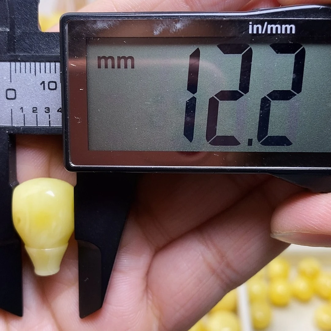 裸石琥珀未镶嵌蜜蜡三通