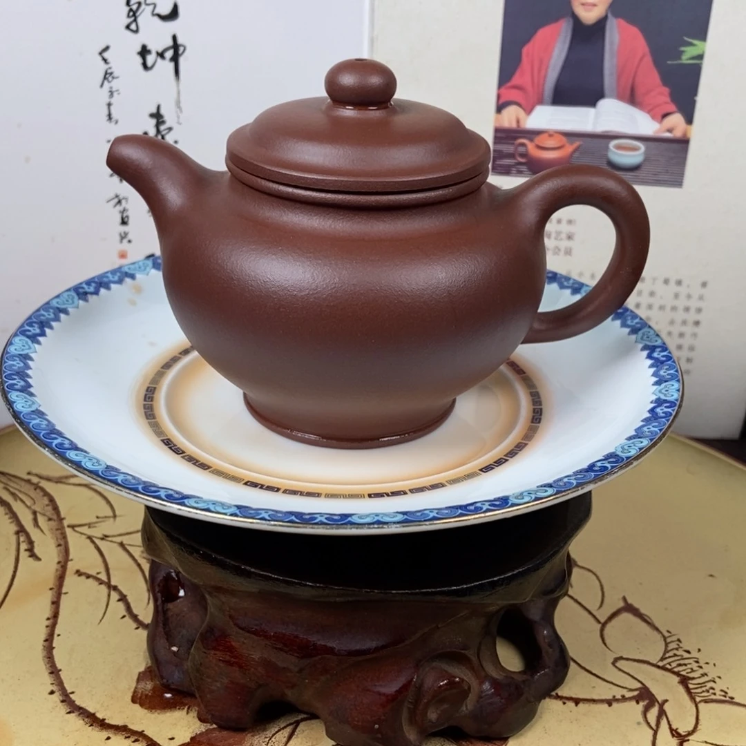 紫砂茶壶五号井底槽清老母亲制作微瑕220