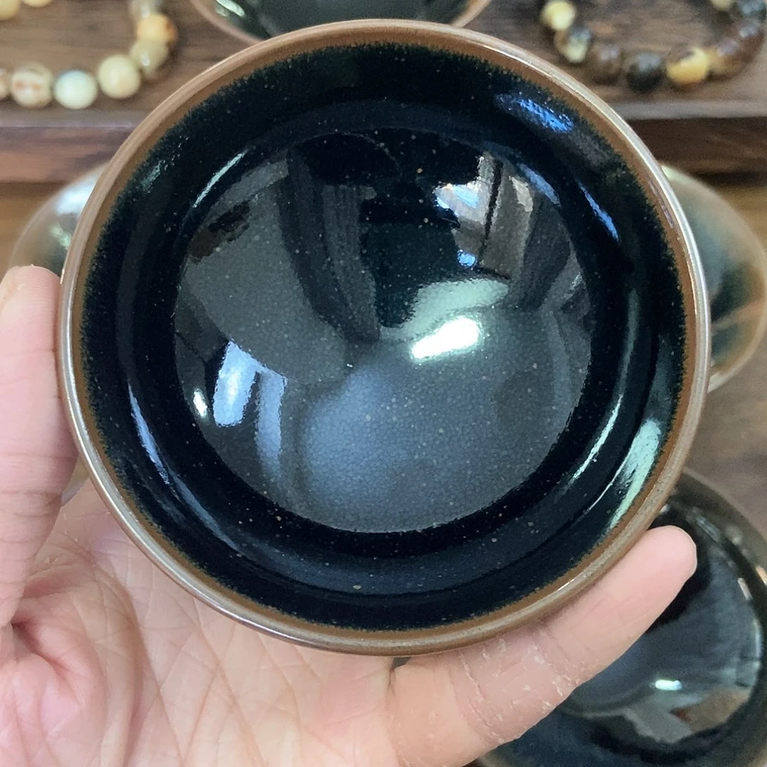 茶盏北之苑龙窑柴烧微瑕