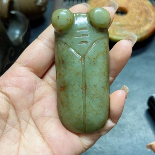 吊坠白玉菩提把件