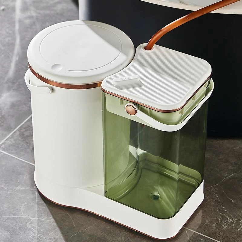 茶水分离垃圾桶茶台过滤分离茶叶茶渣桶双格水桶二合一茶具茶水桶