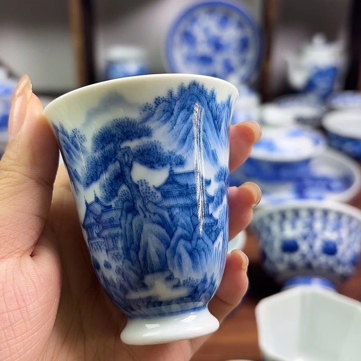 年终狂欢柴窑手绘微瑕