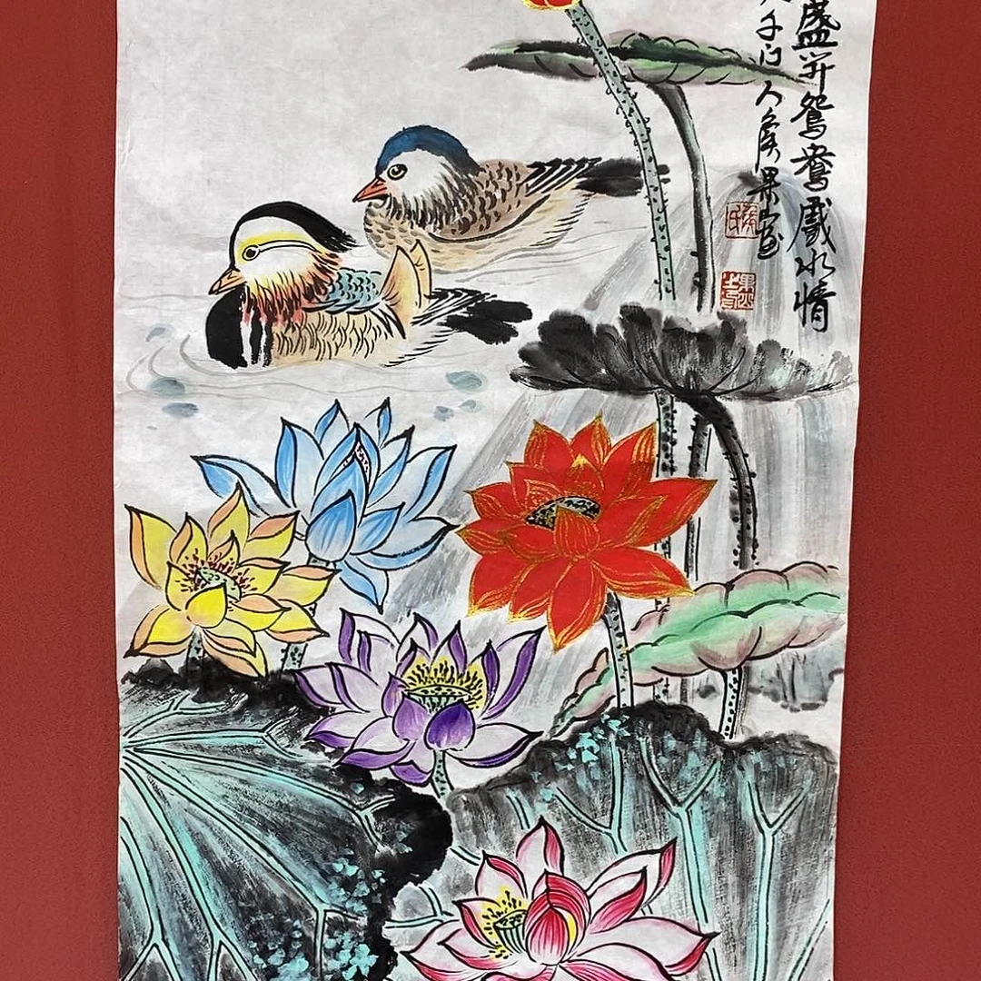 国画大风堂嫡传-侯果山老师作品路