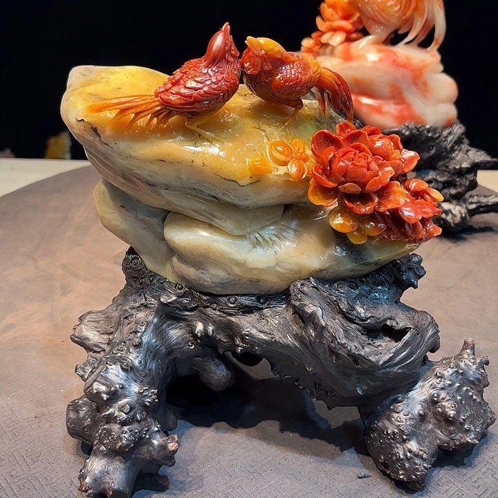 狮***杰寿山石寿山石摆件