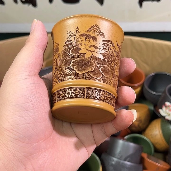 茶杯紫砂全手工紫砂主人杯