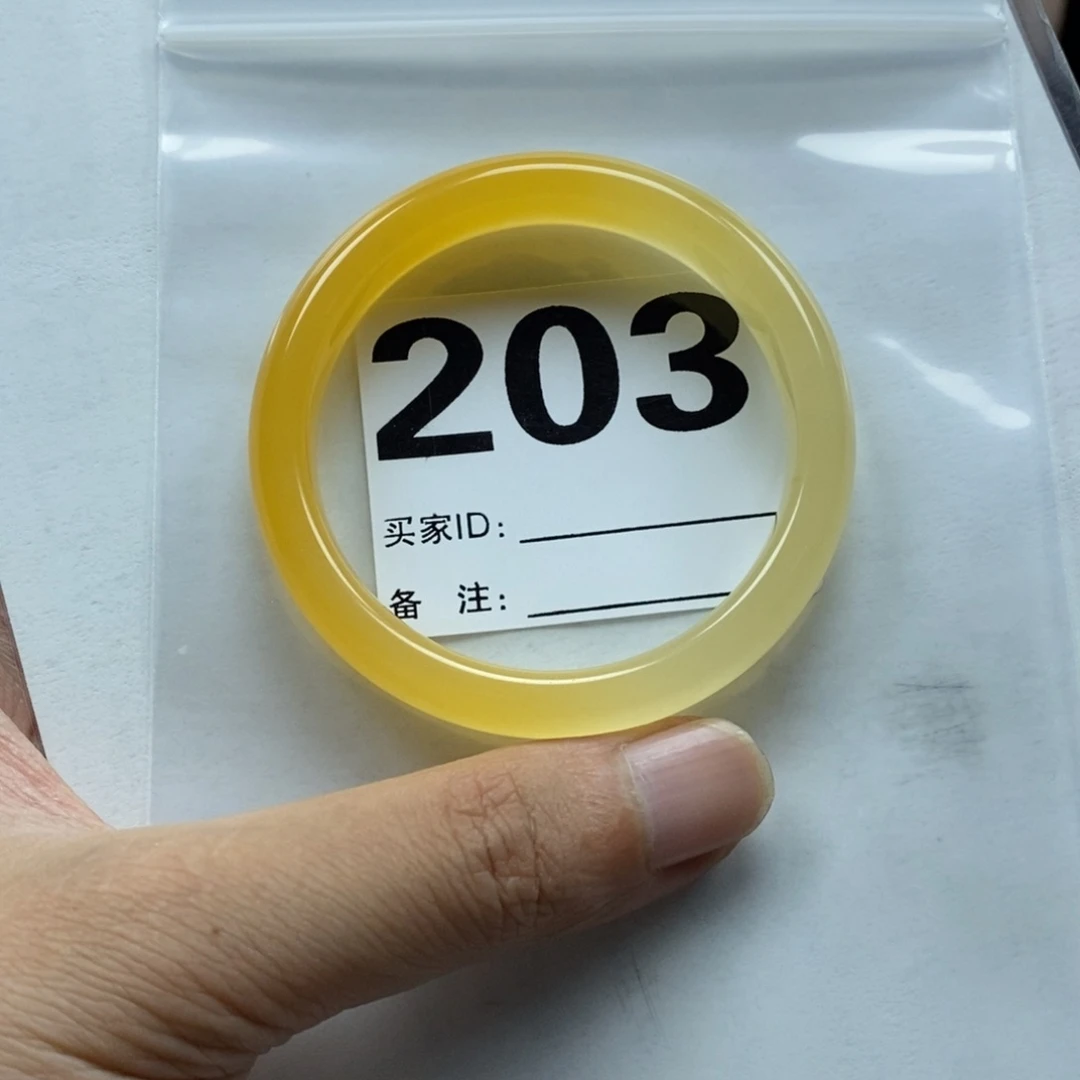 j***.石英质玉（黄龙玉）未镶嵌手镯203手镯52圈口