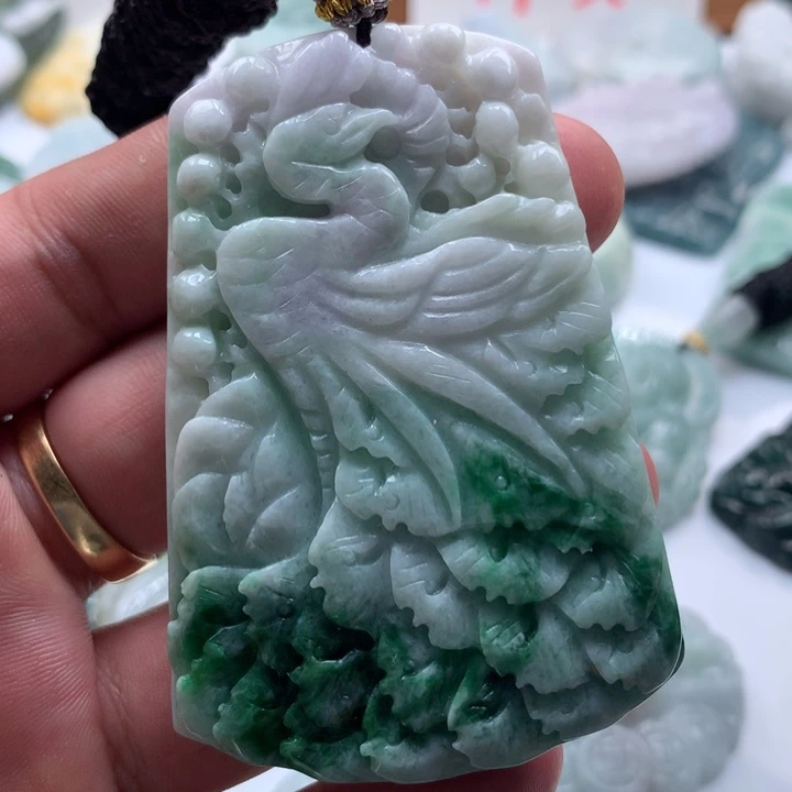 颈饰未镶嵌翡翠保真天然a货翡翠