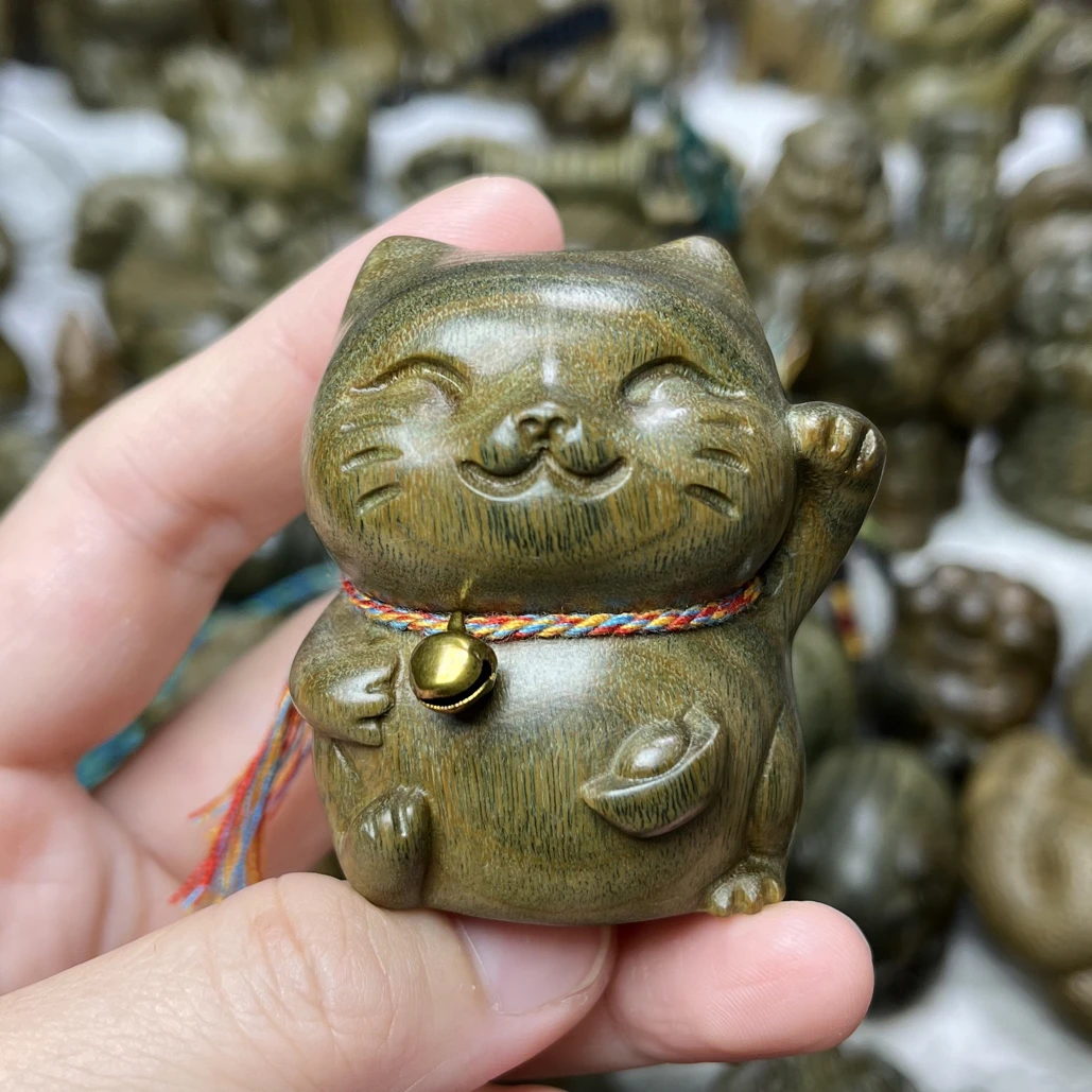 阿根廷绿檀招财猫