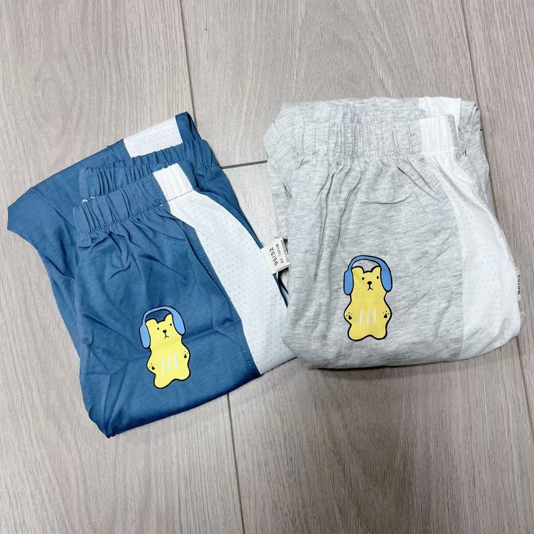 儿童夏季薄款防蚊裤男童宝宝休闲外出裤子 K24- 03