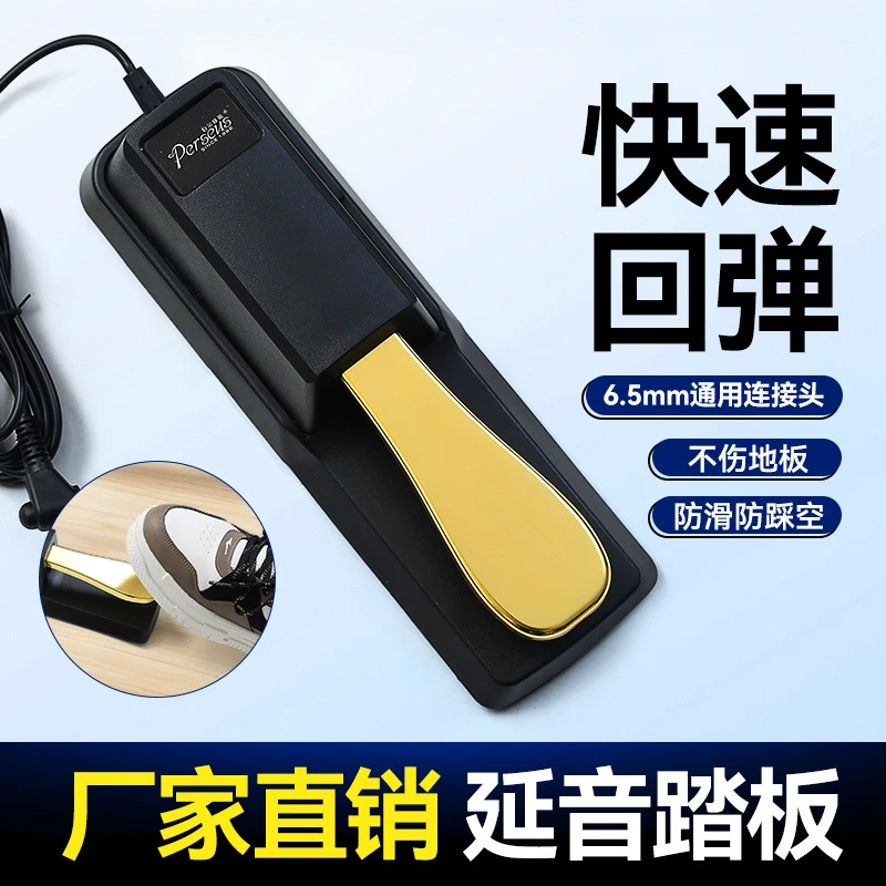 延音踏板电子琴专用脚踏板雅马哈卡西欧罗兰电钢琴MIDI键盘器