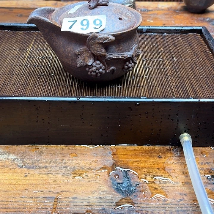 纯手工制作粗陶茶具