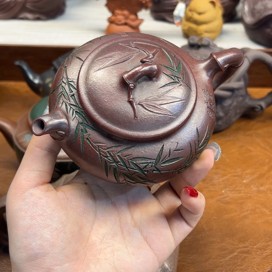 紫砂雕宠小器高品