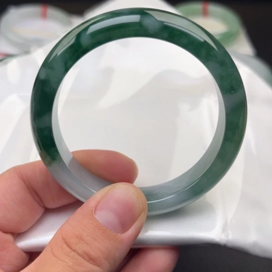 未镶嵌手镯翡翠手镯-23