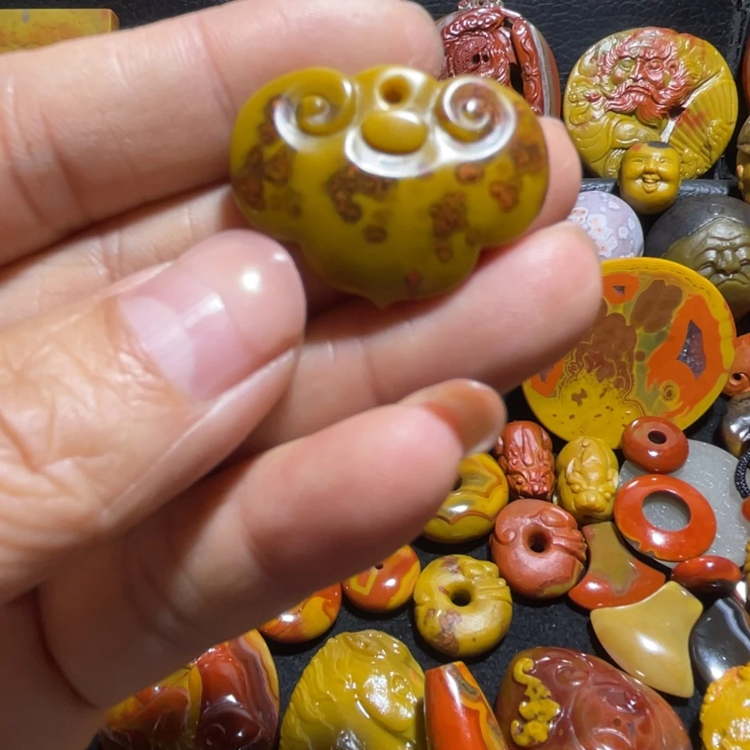 ～***~玛瑙/玉髓合金颈饰