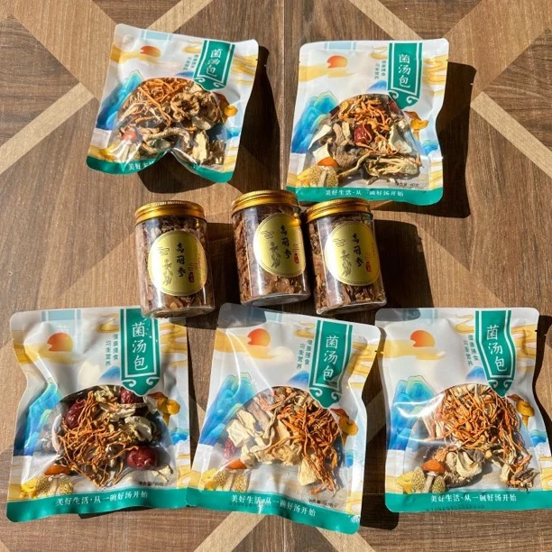 高丽参送菌菇汤包