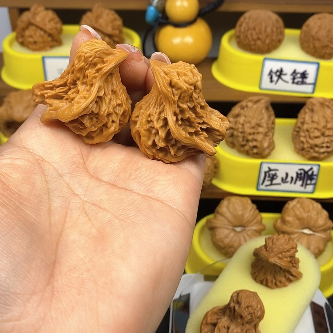 核桃小鸟 文玩/木作/... 文玩把件