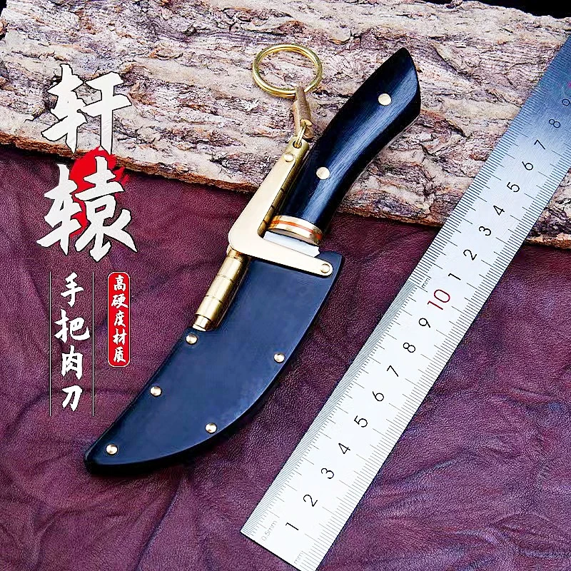 （新疆包邮）轩辕蒙古小刀D2高硬度专用锋利高颜值手工野外刀