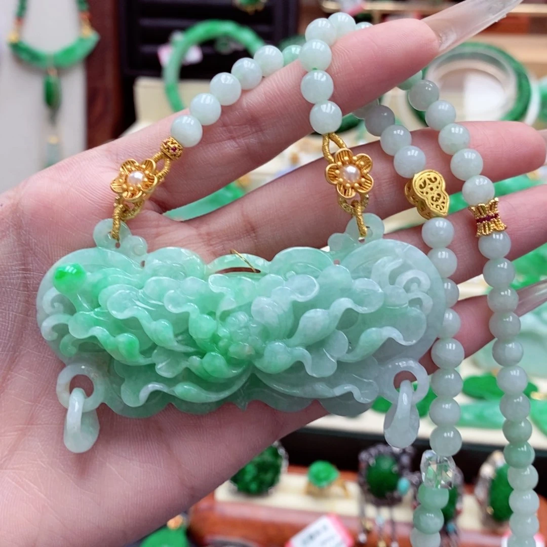 颈饰未镶嵌翡翠翡翠吊坠