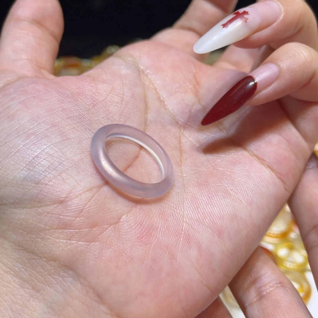 玛瑙/玉髓未镶嵌戒指267号港18 默认瑕疵
