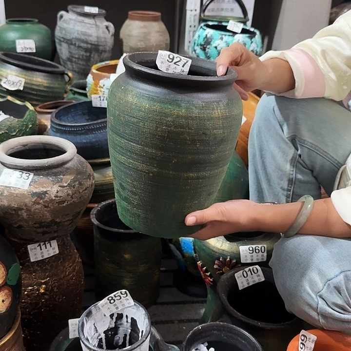 金绿坛子927高度23口径15