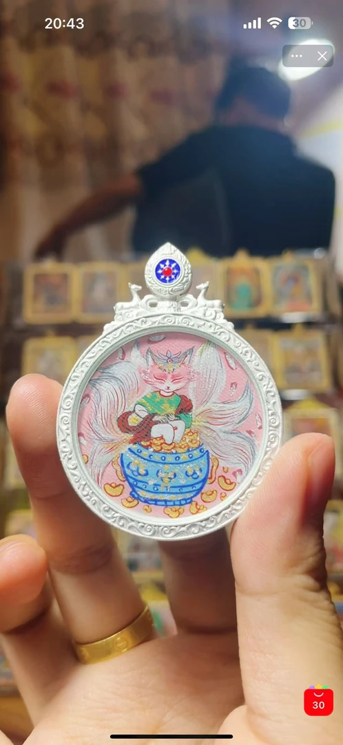 元宝狐狐 纯手绘唐卡青海直发