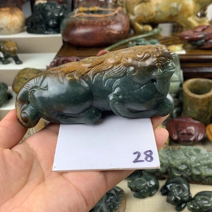岫岩河磨玉（透闪石质玉）未镶嵌珠宝奇石