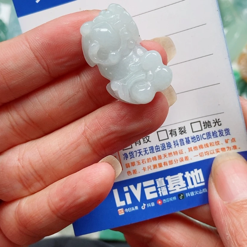 【闪购商品】翡翠未镶嵌颈饰貔貅