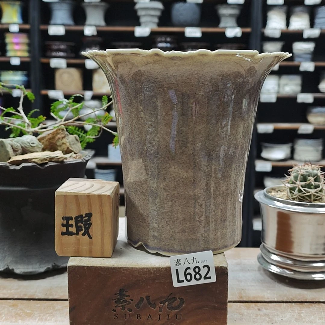 陶瓷素八九陶瓷内口10.5高19