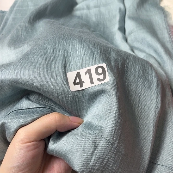 棉混纺419。 1米蓝