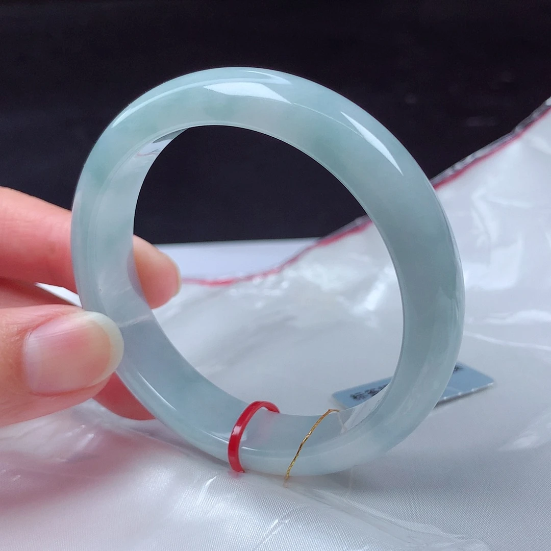 翡翠未镶嵌手镯53圈700779