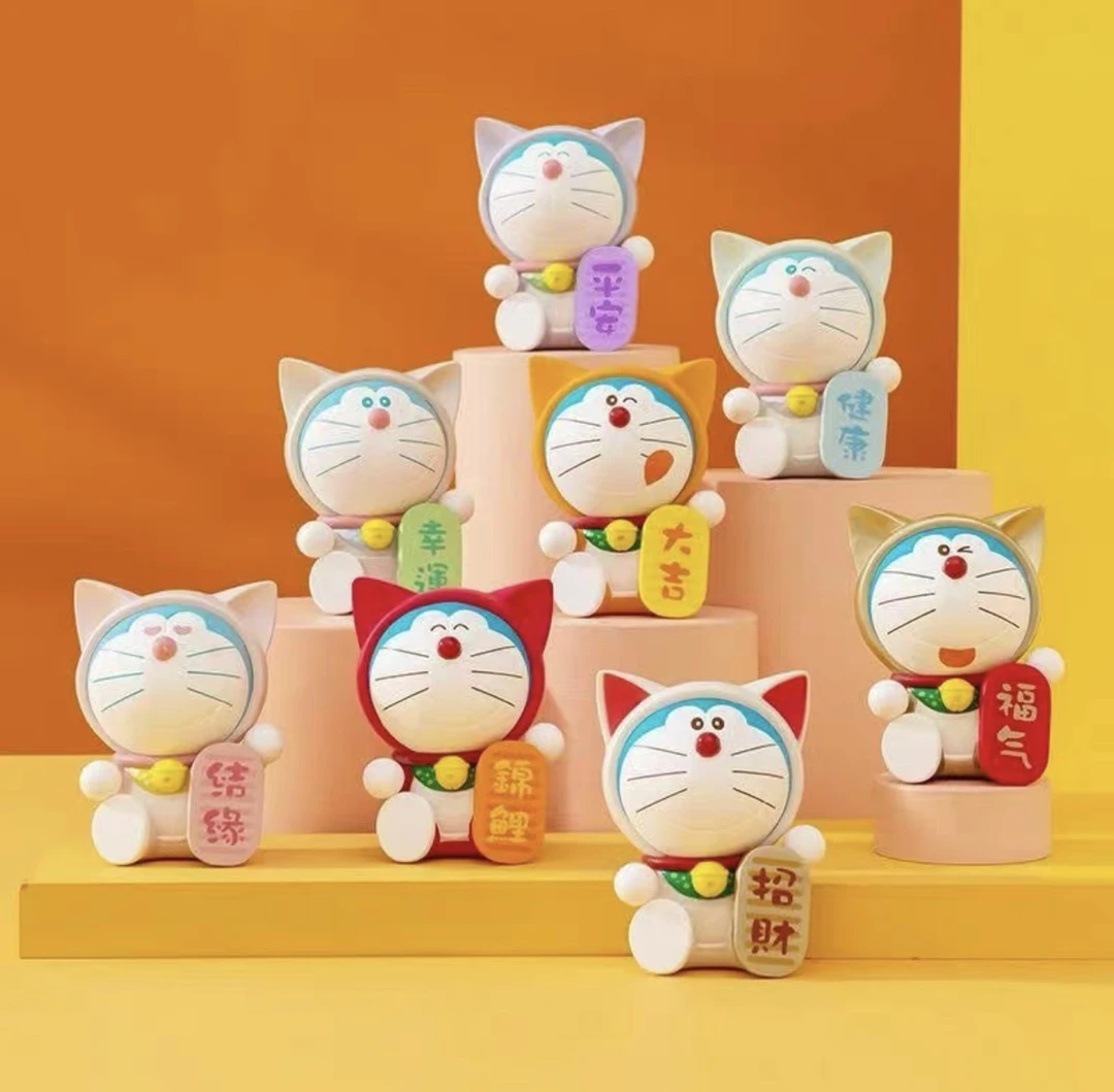 【默认代拆盲盒】哆啦A梦福气满满潮玩盲盒手办