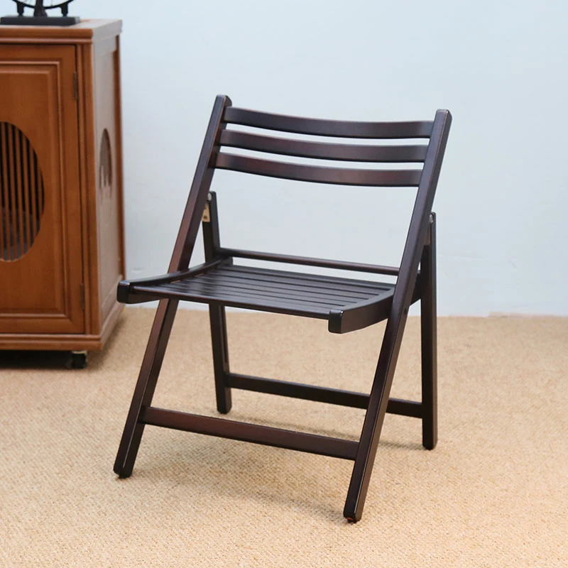 中折叠椅可折叠靠背椅子家用躺椅阳台休闲竹凉椅户外便携式露营椅