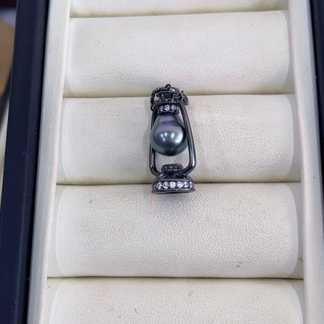 银S925镶嵌颈饰海水珍珠