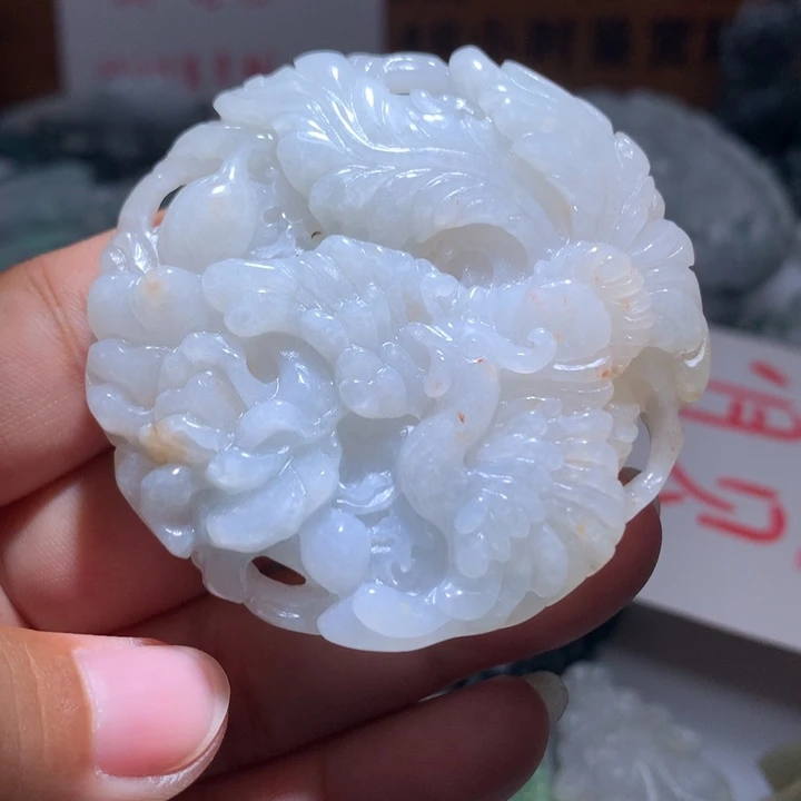 翡翠未镶嵌颈饰保真天然A货翡翠