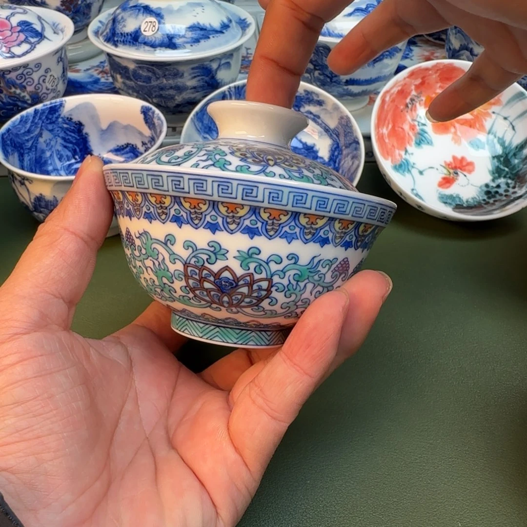 陶纯手工纯手绘茶具307