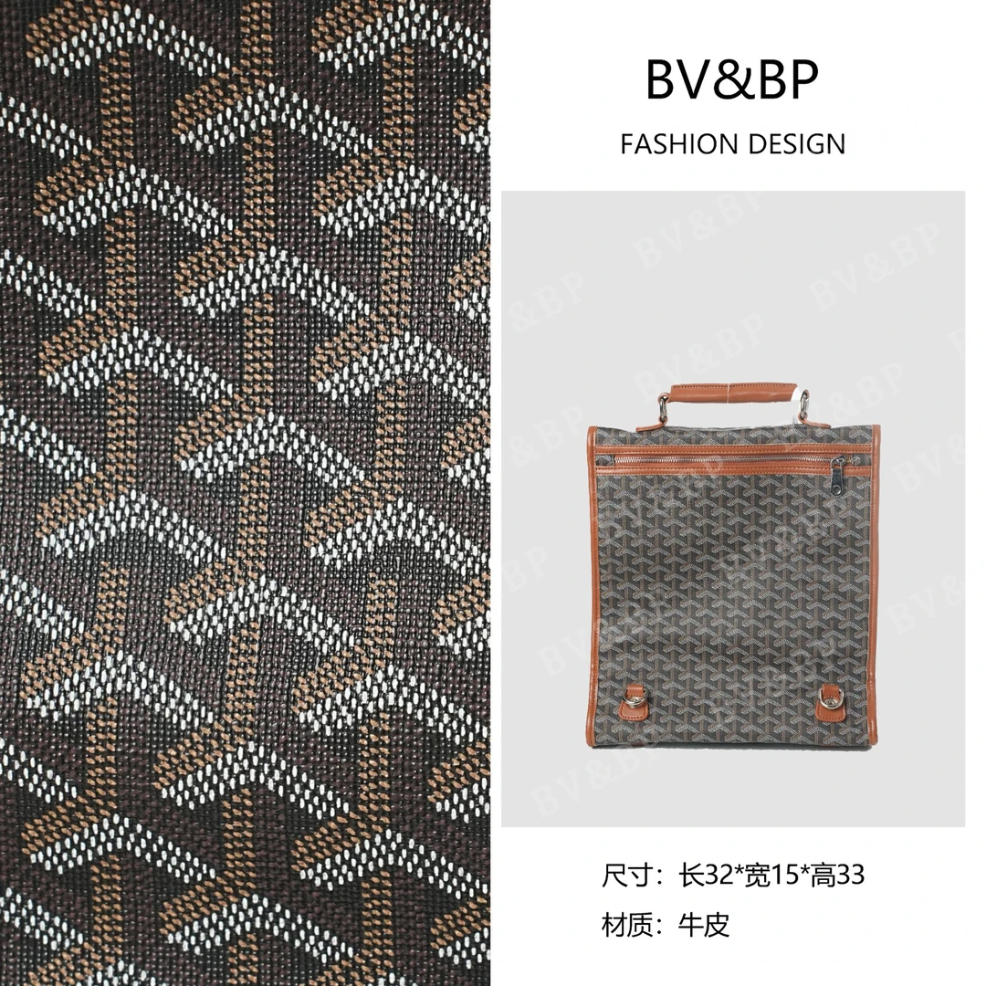 真皮高定手提单肩包 BV9988-黑棕色