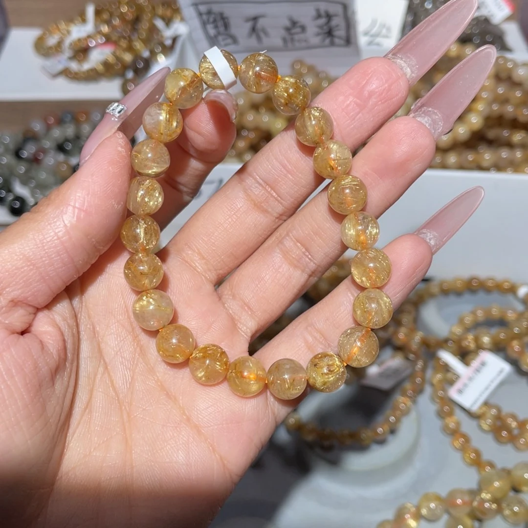 未镶嵌手链水晶莉****笋手链