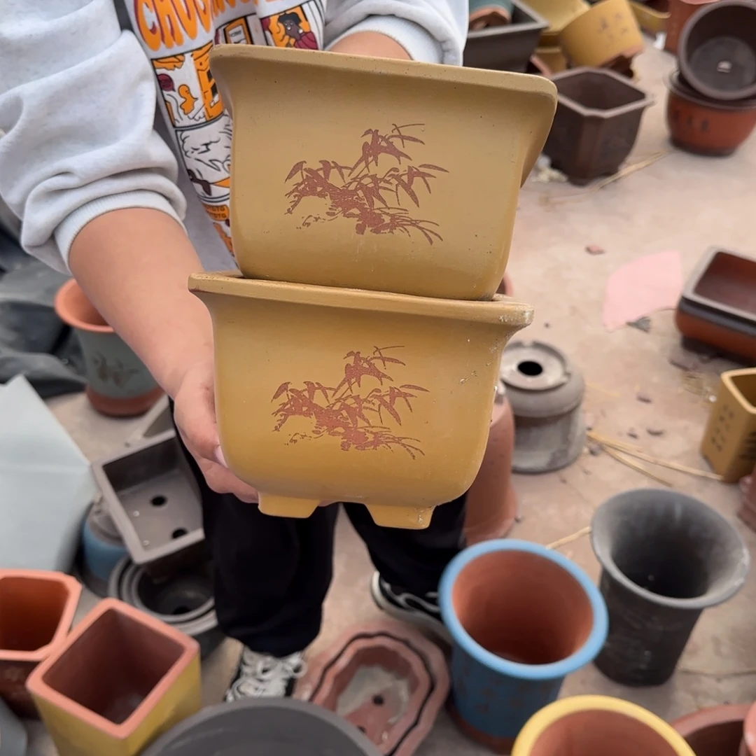 紫砂花盆瑕疵和瑕疵