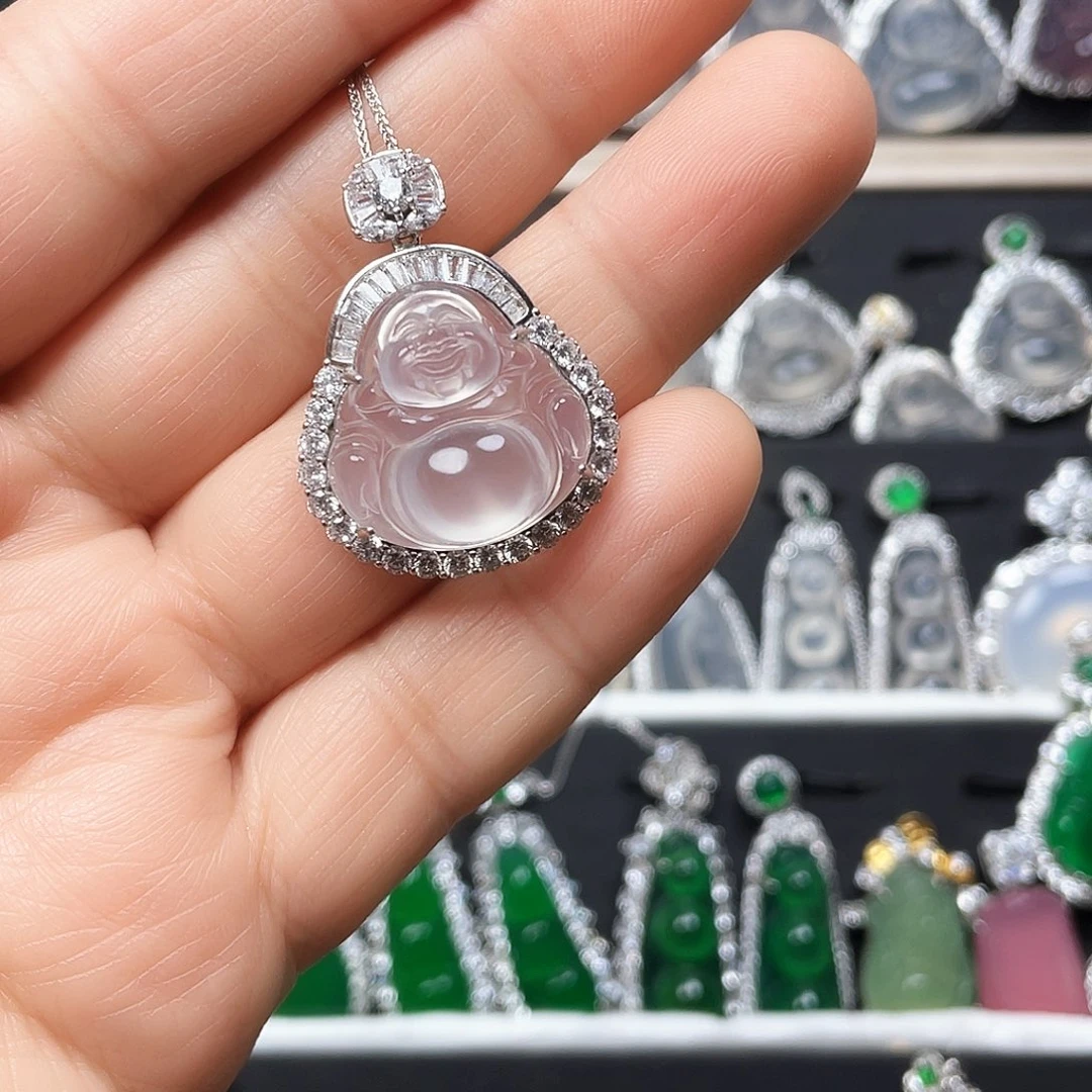 玛瑙/玉髓颈饰银S925镶嵌瓦***哒