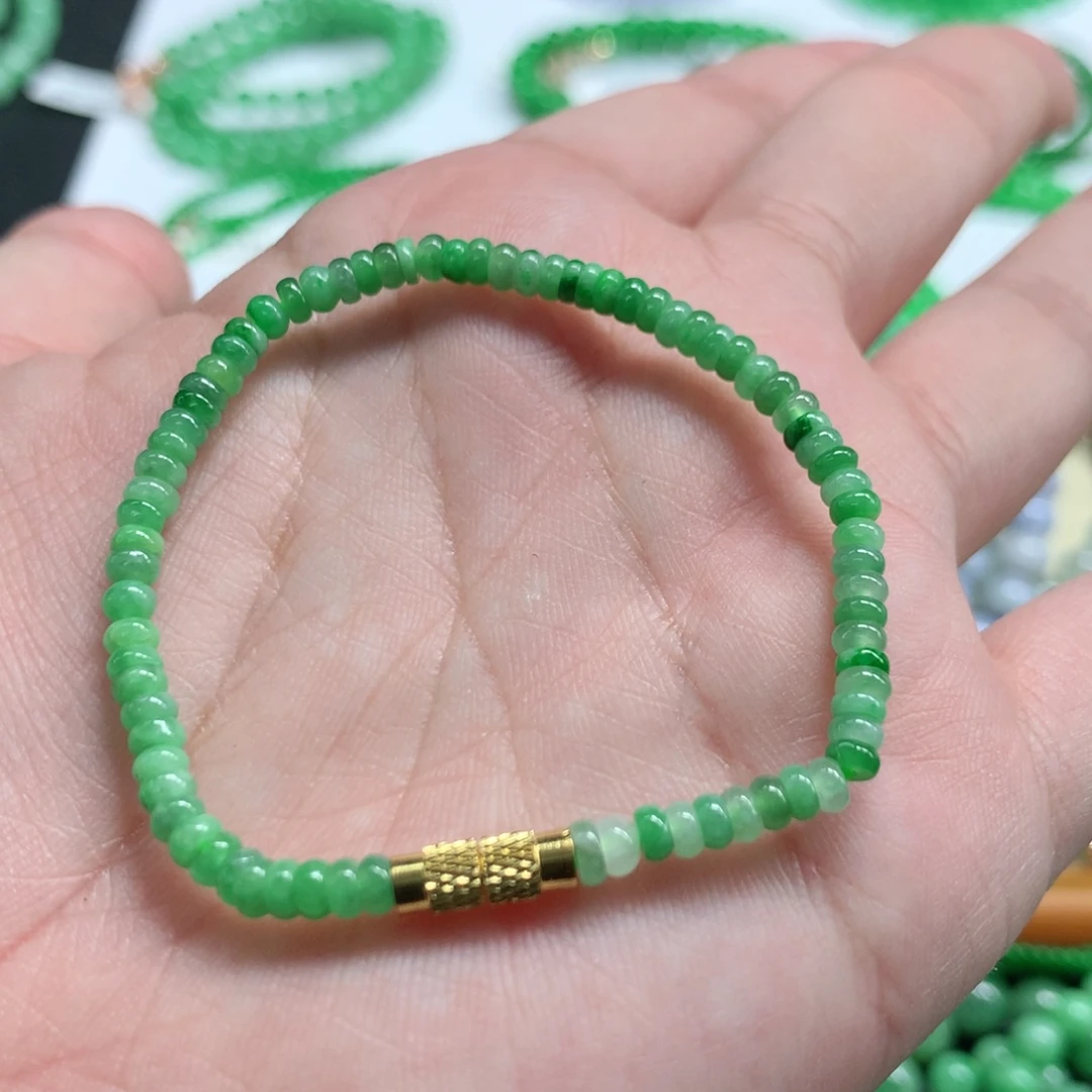 未镶嵌手链翡翠翡翠