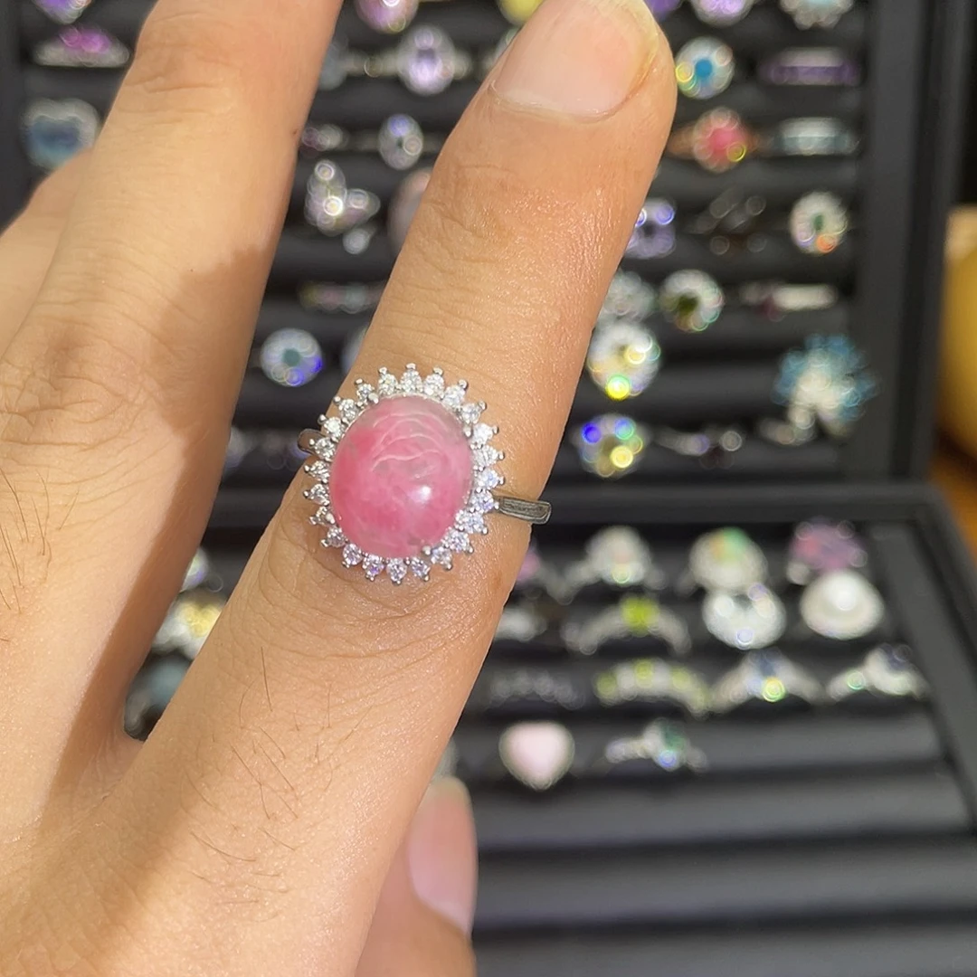 紫晶珠宝半成品未镶嵌